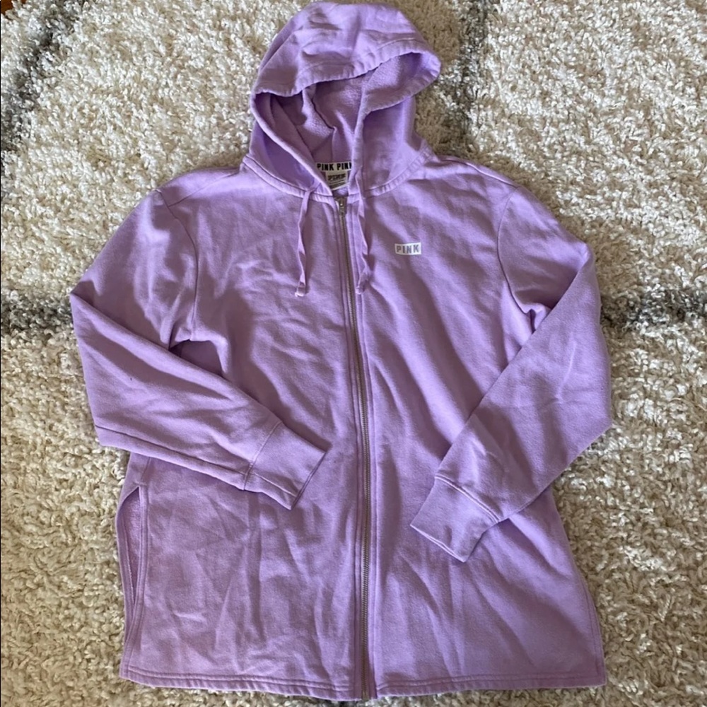 VS PINK zip-up hooded jacket